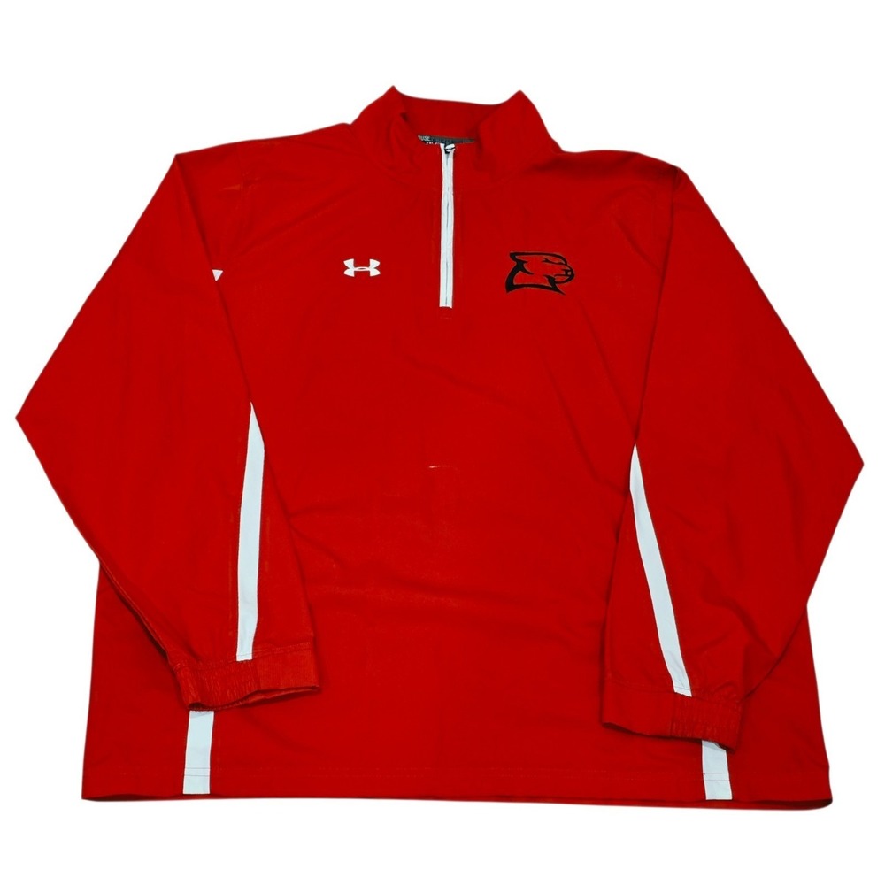 Under Armour LaGrange College Panthers 1/4 Zip Pullover Mens 2XL Red NCAA